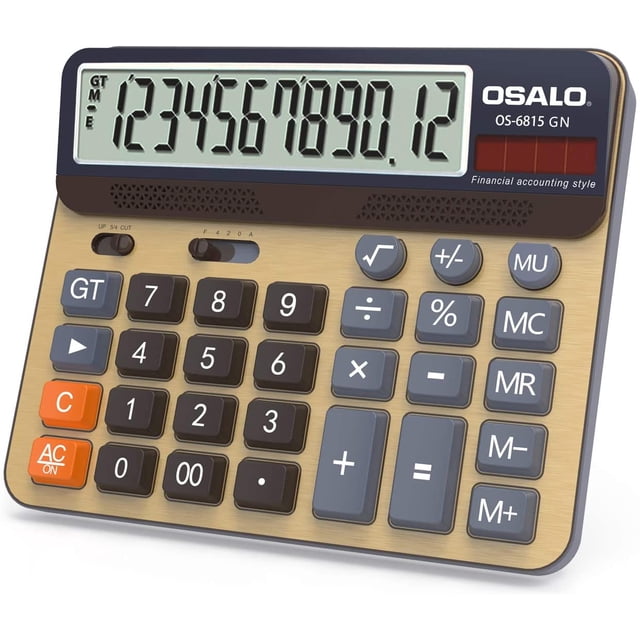 Calculadora grande, 12 digitos Boton de pantalla grande Calc pendancy pendancy