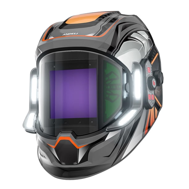 Casco de Soldadura ANDELI MONERGR-LED 3.9"x3.7" Color Real