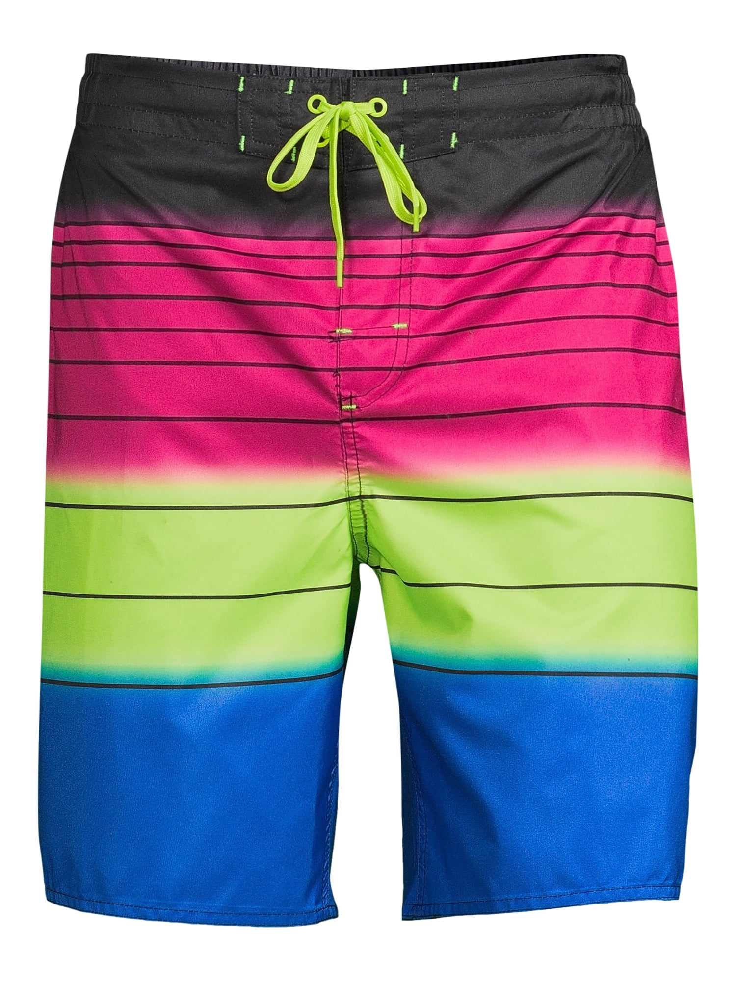 Laguna Men's Ombre Stripes 8.5" Swim Trunks, Sizes S-XL