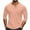 Hot Pink, variant on Mgmyaa Men's T-Shirts Henley Lightweight Breathable Long Sleeves Pullover Shirt