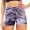 Purple, variant on GTEYOIJN Womens Yoga Shorts Pack Tapered Pants Biker Shorts Charming Floral Print Yoga Shorts for Women Comfort Meets Style