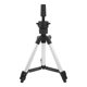 thumbnail image 4 of Tripod Wig Head Form Holder Stand Mount Aluminum Alloy Fake Head Form Tripod Silver, 4 of 5