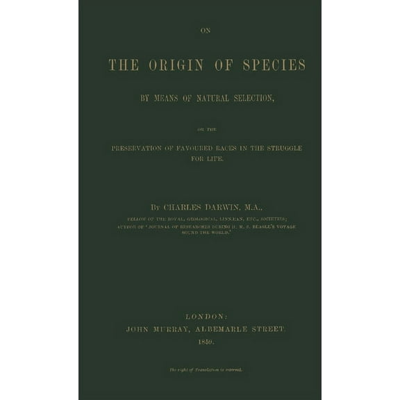 On the Origin of Species, (Paperback)