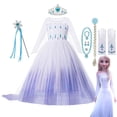 thumbnail image 2 of Disney Frozen Princess Elsa Dresses For Girls Costume Kid Cosplay Snow Queen Fantasia Mesh Clothes Carnival Birthday Party Dress5T(tag 120) Gao Jinjia LED, 2 of 2