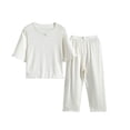 thumbnail image 6 of Bamboo Viscose Toddler Girls Kids Pajama Sets Snug fit Long-Sleeve Softness Sleepwear Pjs Jammies,moisture-wicking 6-12 Months 12-24 Months 2t 3t 4t 5t 6t 7t 8t 9t Children 11-12 Years, 6 of 6