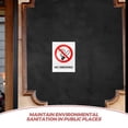 thumbnail image 3 of GOOHOCHY 6Pcs No Smoking Signs For Business PVC Multi Safety Warning Sign For Outdoor Use, 3 of 6