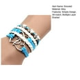 thumbnail image 7 of Mightlink Bracelet Multiple Layer Anti-allergic Fashion Accessories Handmade Fashion Big Love Heart Pendant Braided Bracelet for Daily Wear, 7 of 7