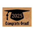 thumbnail image 1 of 2025 Graduation Celebration Doormat Commemorative Academic Themed Floor Mat Decorative Welcome Entrance Rug For Party, 1 of 6