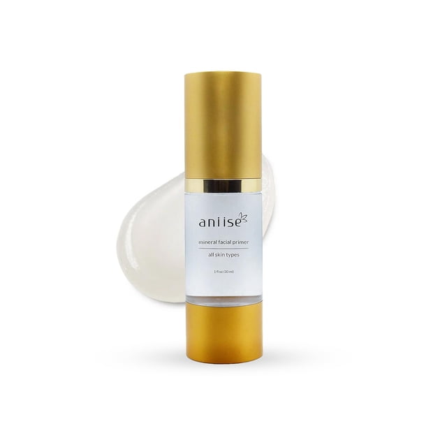 Base de maquillaje facial Aniise Mineral Makeup - Nutritiva, duradera y ligera - Sin parabenos y sin crueldad - Apto para todo tipo de piel - 1 fl oz (30 ml)