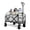 Gray, variant on FREESKY Collapsible Wagon Cart with Quiet Wheels Lightweight Foldable Cart for Camping, Shopping, Ourdoor Use, Blue