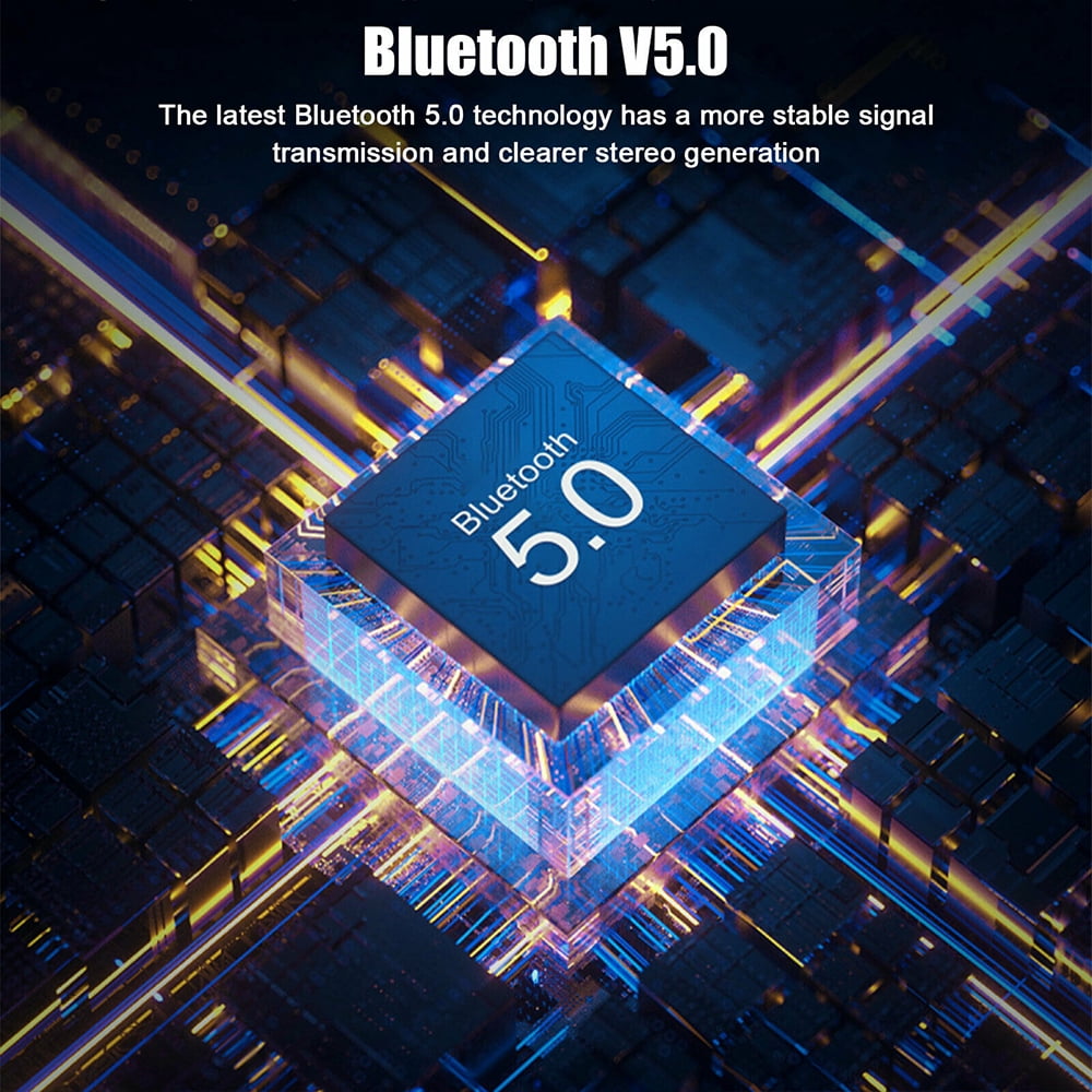 Bluetooth Earpiece,Wireless Earbud, Bluetooth 5.0 Wireless Headphones Sport Bluetooth Earphone in Ear Noise Cancelling Earbuds with Mic for Truck Driver iPhone Android Cell Phones