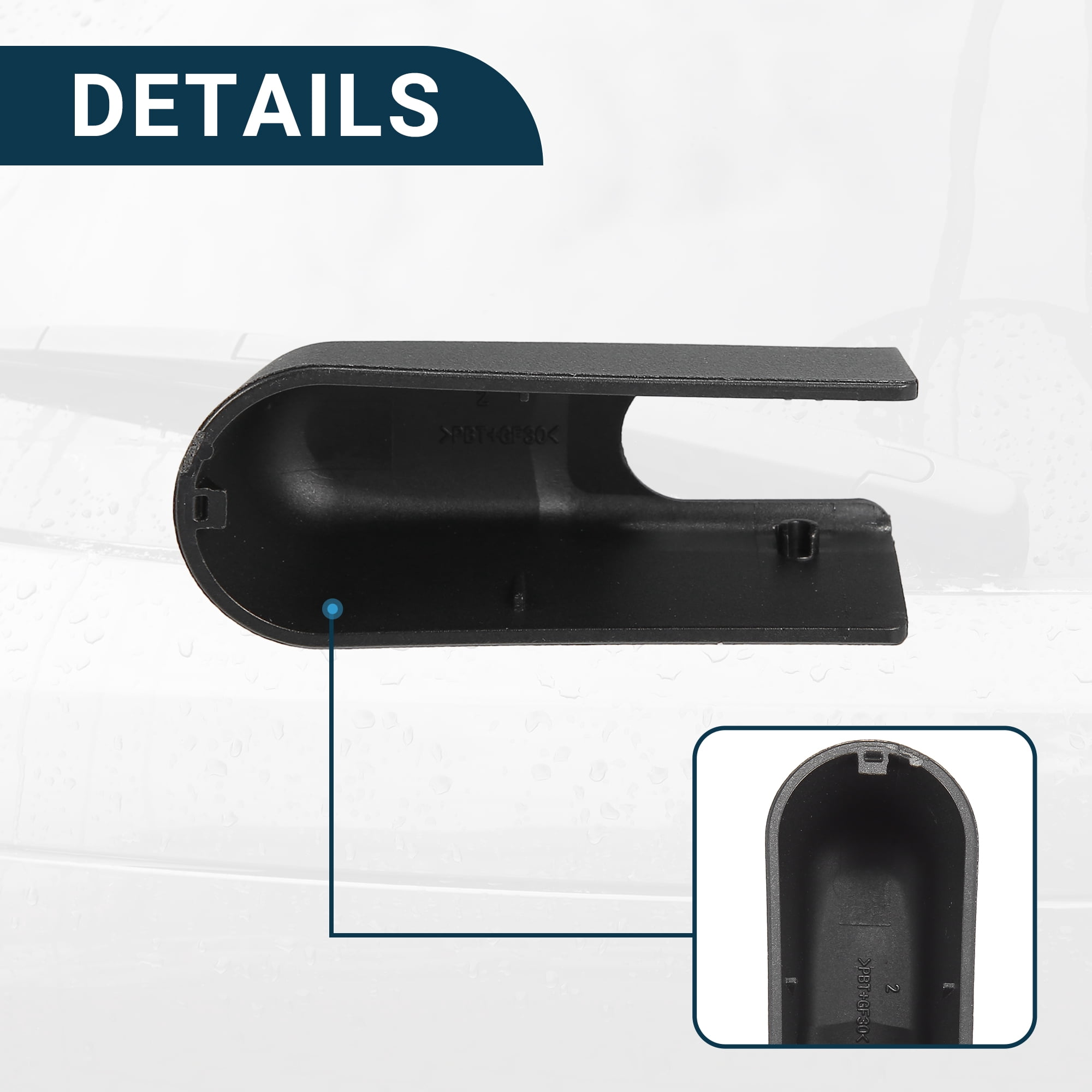 Unique Bargains for BMW I3 Windshield Wiper Arm Nut Cover ABS Plastic 61627344668