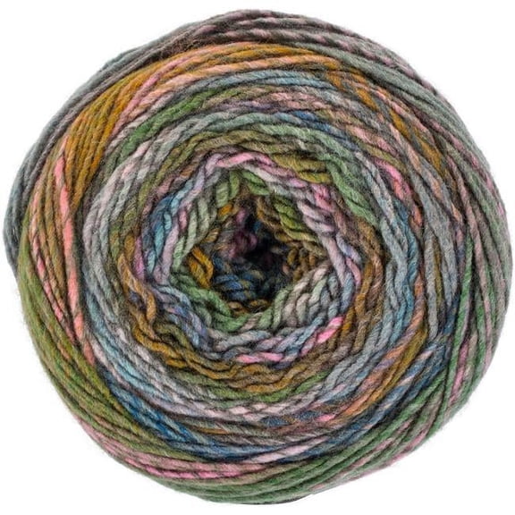 Red Heart E890-0635 Roll with It Melange Yarn, Green Room