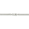 thumbnail image 3 of 925 Sterling Silver 3.3mm Rambo Chain Necklace Pendant Charm Link, 3 of 9