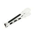 thumbnail image 3 of 9-Inch 304 Stainless Steel Kitchen & BBQ Tongs with Non-Stick Silicone Tips, Heat Resistant to 470°F, Locking Mechanism for Easy Storage Black, 3 of 6