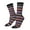 2 Black-1, variant on Blanket stripes Print Adult Socks for Men & Women,Calf Socks, Ankle Socks,Boots Socks,Breathable Casual Sock,Unisex Crew Socks