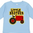 thumbnail image 4 of Inktastic Red Tractor Little Brother Boys Long Sleeve Toddler T-Shirt, 4 of 5