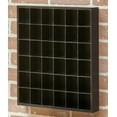 thumbnail image 1 of Jumbo Wall Hanging Wooden Shot Glass Display Case - Black, 1 of 3