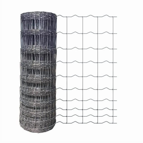 Ironridge 47 in. H X 330 ft. L Galvanized Steel Field Fencing Silver
