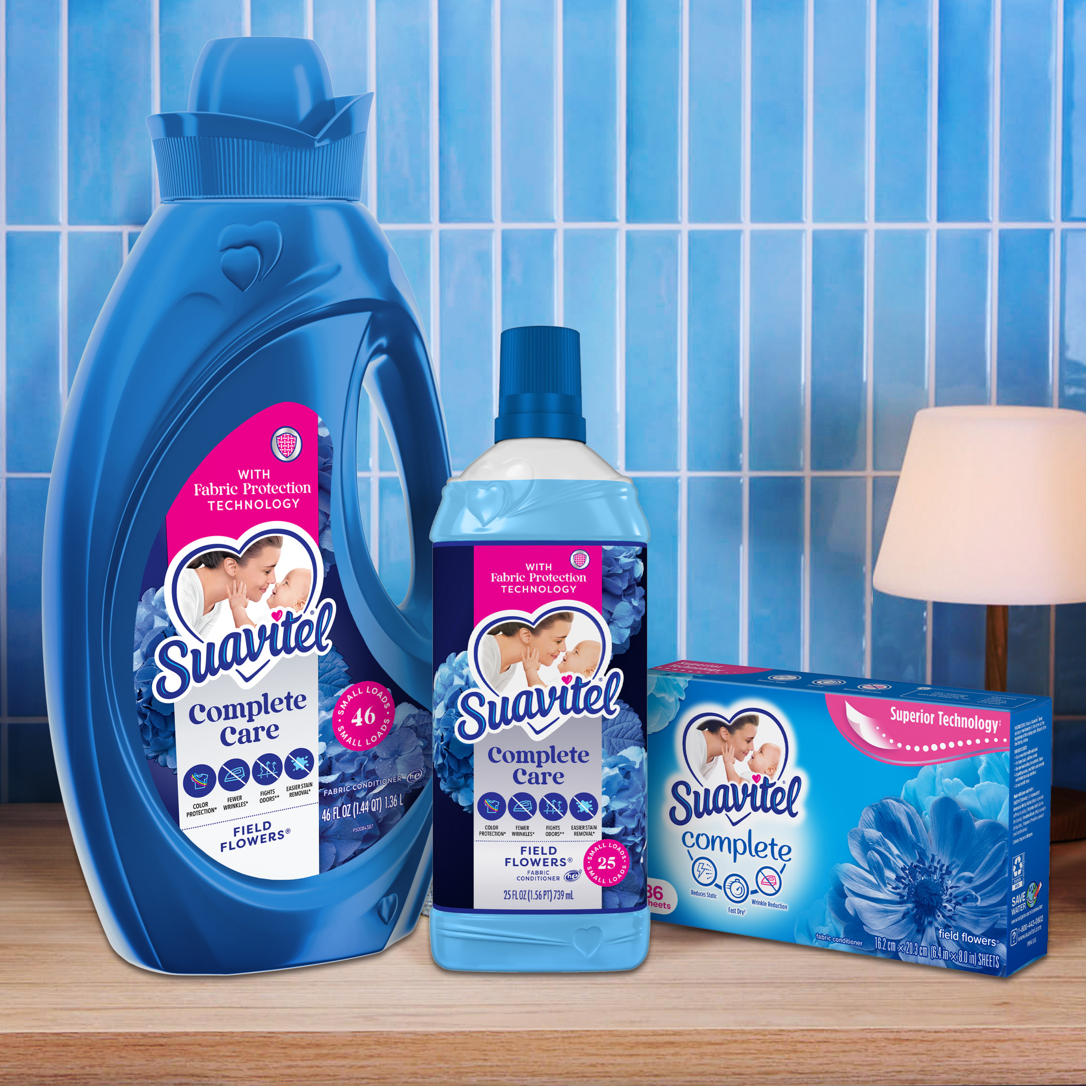 Suavitel Complete Liquid Fabric Softener, Field Flowers, 100 oz photo 7