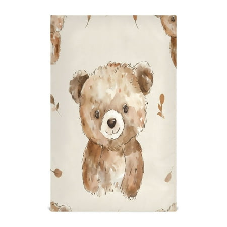 

Kitchen Towel 28x18 Inches x1，Plate Towel Decorative Towel Napkin Tea Towel Tea Towels For Kitchen Dish Cloths & Dish Towels Cute Bear