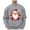 Grey, variant on Sweaters for Men Men's Christmas Graphic Print Pullover Hoodie | Festive No Hood Sweatshirt Workout Flannel Boy Outdoor Slipper Lounging Jacket Hooded Sweatsuit Men Ice Team Sweatshirt Athleti Gray L