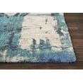 thumbnail image 4 of Nourison Abstract Shag Modern Blue 5' x 7' Area Rug, (5' x 7'), 4 of 10