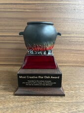 Most Creative Iftar Dish Award - Personalized Ramadan Trophy & Unique Iftar Party Host Gift