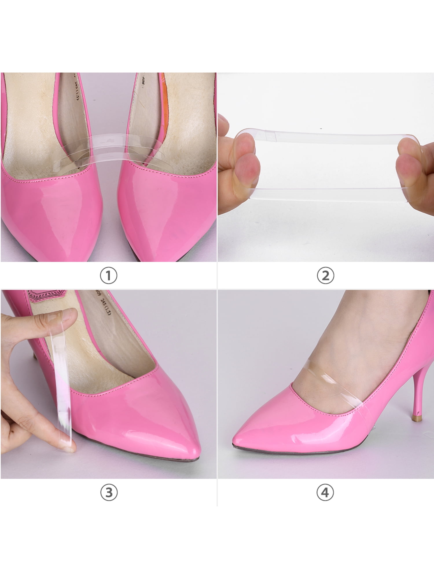 clear strap heels canada