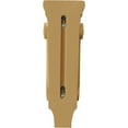 thumbnail image 4 of Ekena Millwork 5 1/8"W x 3 3/8"D x 15 1/2"H Medium Acanthus Pilaster Wood Corbel, Alder, 4 of 4