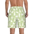 thumbnail image 3 of Kdxio Rabbit And Carrot (2) Pattern Mens Casual Shorts - Drawstring Summer Beach Sports Shorts for Men, 3 of 9