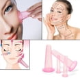 thumbnail image 3 of Juego de terapia de ventosas faciales de 4 piezas, ventosas de silicona anticelulíticas para masaje facial y de ojos (2 pequeñas + 2 grandes), 3 of 5