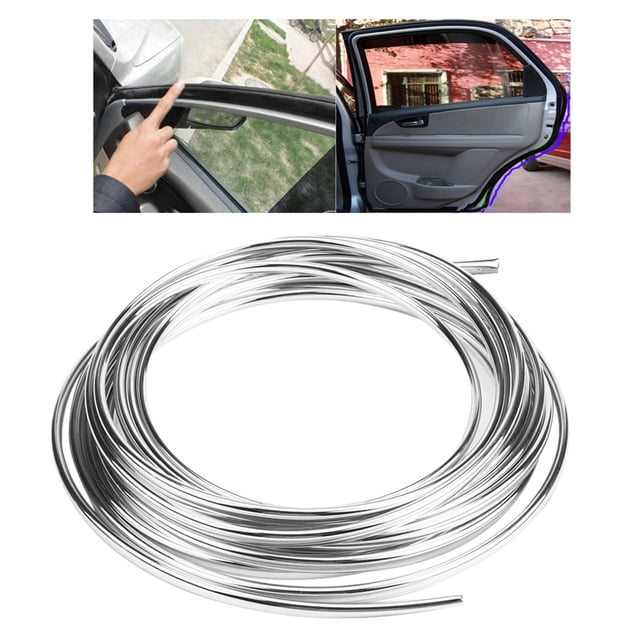 Moldura Duradera Para Borde De Puerta De Coche, Tira Protectora Contra Arañazos, Diseño De Canal En U Flexible, 6 M/19,7 Pies De Longitud Para Puerta De Coche, Borde De Aire