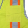 thumbnail image 4 of Radians Sv6H Type R Class 2 Heavy Duty Two Tone Mesh Surveyor Vest With Solid Pockets, Green, X-Large, 4 of 7