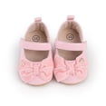 thumbnail image 5 of Yoyauz Baby Girl Mary Jane Shoes Anti Slip Rubber Sole Ballet Slippers Princess Dress Wedding Shoes Newborn Kids Shoes Toddler Shoes（0-12 Month）, 5 of 10