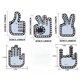 thumbnail image 2 of Price cut Car Finger Light Gesture Light Car Multi-function Light Anti-rear-end Light Interactive Light, 2 of 4