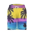 thumbnail image 4 of Miqool Mens Swim Trunks Quick Dry Board Shorts Breathable Hawaii Beach Shorts Swimwear Bathing Suits with Pockets, 4 of 4