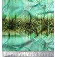 thumbnail image 1 of Soimoi Satin Silk Fabric Men & Hot Air Balloon Holiday Printed Fabric 1 Yard 42 Inch Wide, 1 of 1