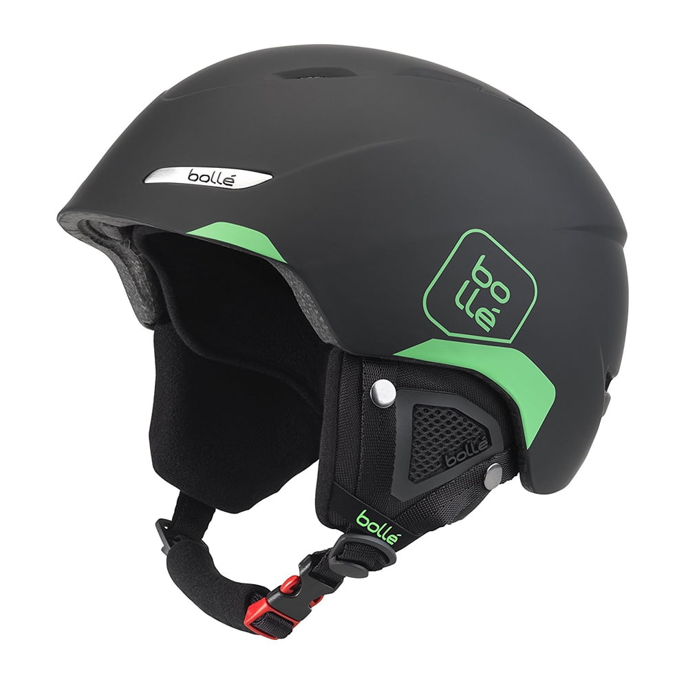 Bolle Winter B-Yond Soft Black & Green 58-61cm 31457 Ski Helmet Click-to-Fit by Bolle