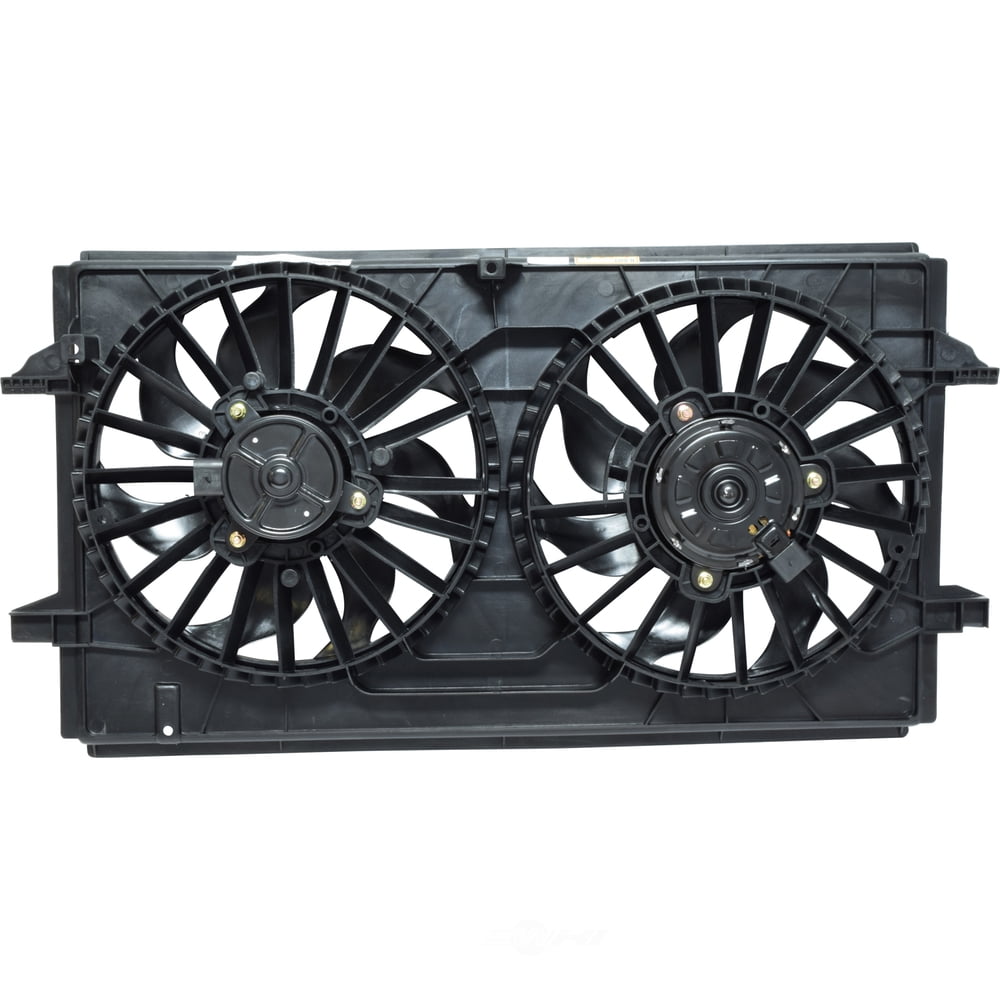 Dual Radiator and Condenser Fan Assembly -- Radiator-Condenser Fan Assy Fits select: 2006-2007 CHEVROLET MALIBU LT, 2007-2008 SATURN AURA XE