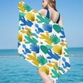 thumbnail image 2 of Yika Beach Blankets Beach Towel Microfiber Beach Towel Super Lightweight Colorful Bath Towel Sandproof Beach Blanket Multi-Purpose Towel For Travel Swimming Pool 30x60, 2 of 3