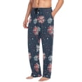 thumbnail image 2 of FORMRS Mens Pajama Pants with Pockets Cotton Sleepwear Lounge Bottoms Sizes S-2XL, Starry Fireworks Pattern, 2 of 7