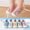 thumbnail image 4 of Xfvqtps Baby Boys and Girls Sock Shoes Knit Animal Cute Hollowing Out Breathable Non Slip Mesh Infant Prewalker Spring New Baby Indoor Floor Single Shoes Sweat Toddler Shoes Beige, 4 of 5
