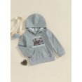 thumbnail image 4 of Toddler Boy Fall Hoodies Cactus Cattle Print Long Sleeve Hood Pullover Loose Spring Tops Sweatshirt ,1-6T, 4 of 9