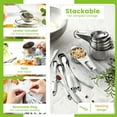 thumbnail image 3 of Stainless Steel Measuring Cups and Spoons Set of 14 with Leveler, Nesting Kitchen Metal Measuring Cups and Spoons Set for Dry and Liquid Ingredients, Perfect for Cooking & Baking, 3 of 5
