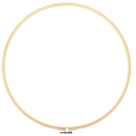 

HOMEMAXS 1PC 40cm Bamboo Embroidery Circle Frame DIY Craft Cross Stitch Chinese Traditional Sewing Manual Tool
