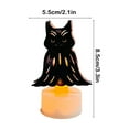 thumbnail image 3 of Halloween Flameless Candles Bats Battery Operated Tealights Set Halloween Candles Decor for Home Party Gift, 3 of 6
