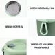 thumbnail image 3 of Lonchera Termica Acero Inoxidable De 530ml Incluye Cuchara, 3 of 7