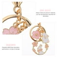 thumbnail image 5 of HEMOTON Japanese Kawaii Rabbit Keychain with Cherry Blossom Decorative Charm for Bags Assorted Color, 5 of 8