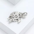 thumbnail image 4 of QQTDFG Natural Ablone White shell Tortoise Pendant Brooch Elegant Amulet-default, 4 of 5
